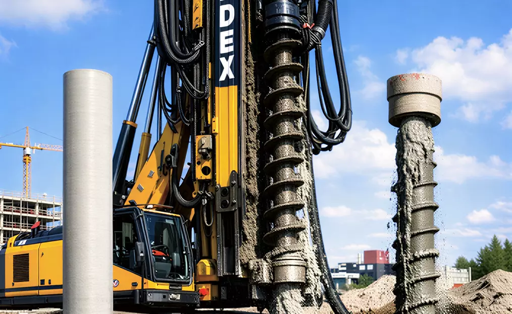 Bored Cast-in-Place Piles with Lost Tip (Fundex)